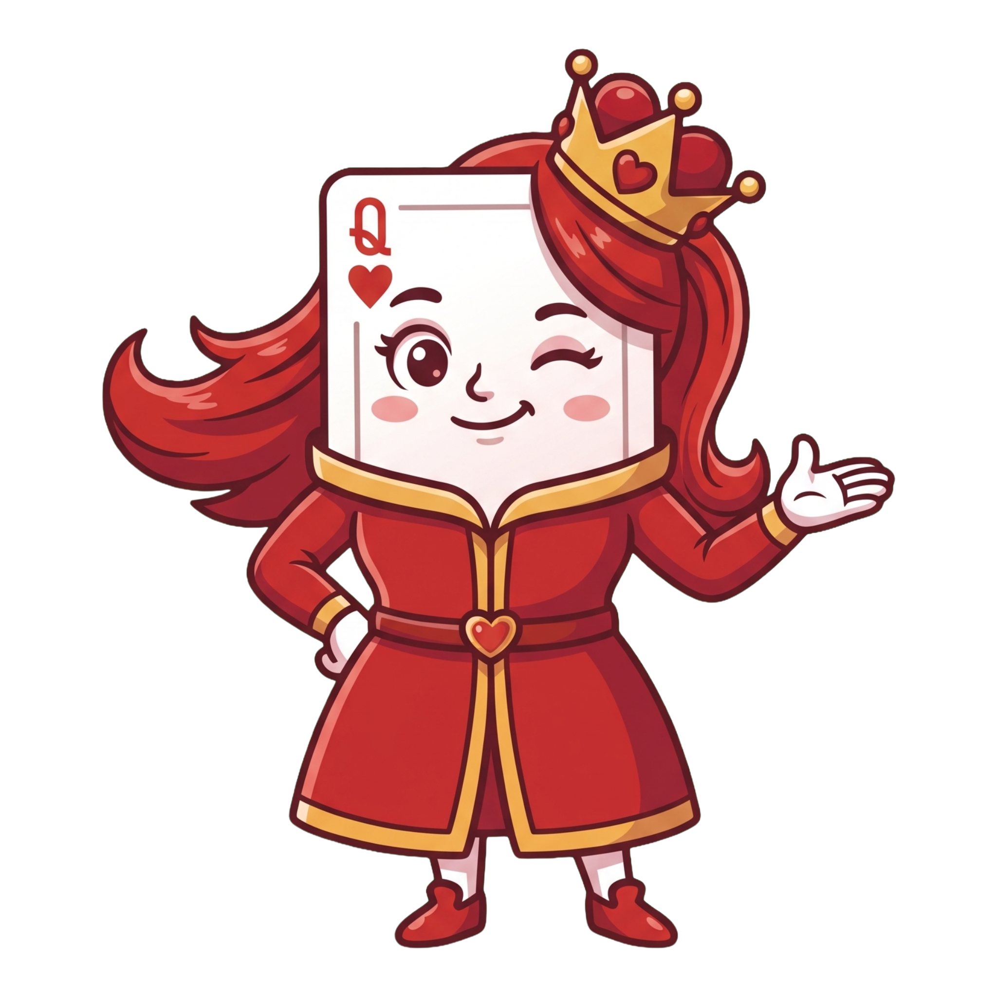 Mascotte Burrachino, la Regina di cuori